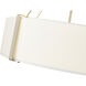 Telfar 6 Light 30 inch Modern Gold/White Indoor Pendant Ceiling Light